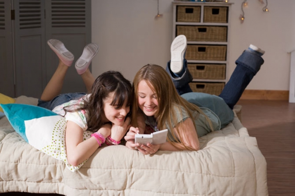 Girls playing themselves